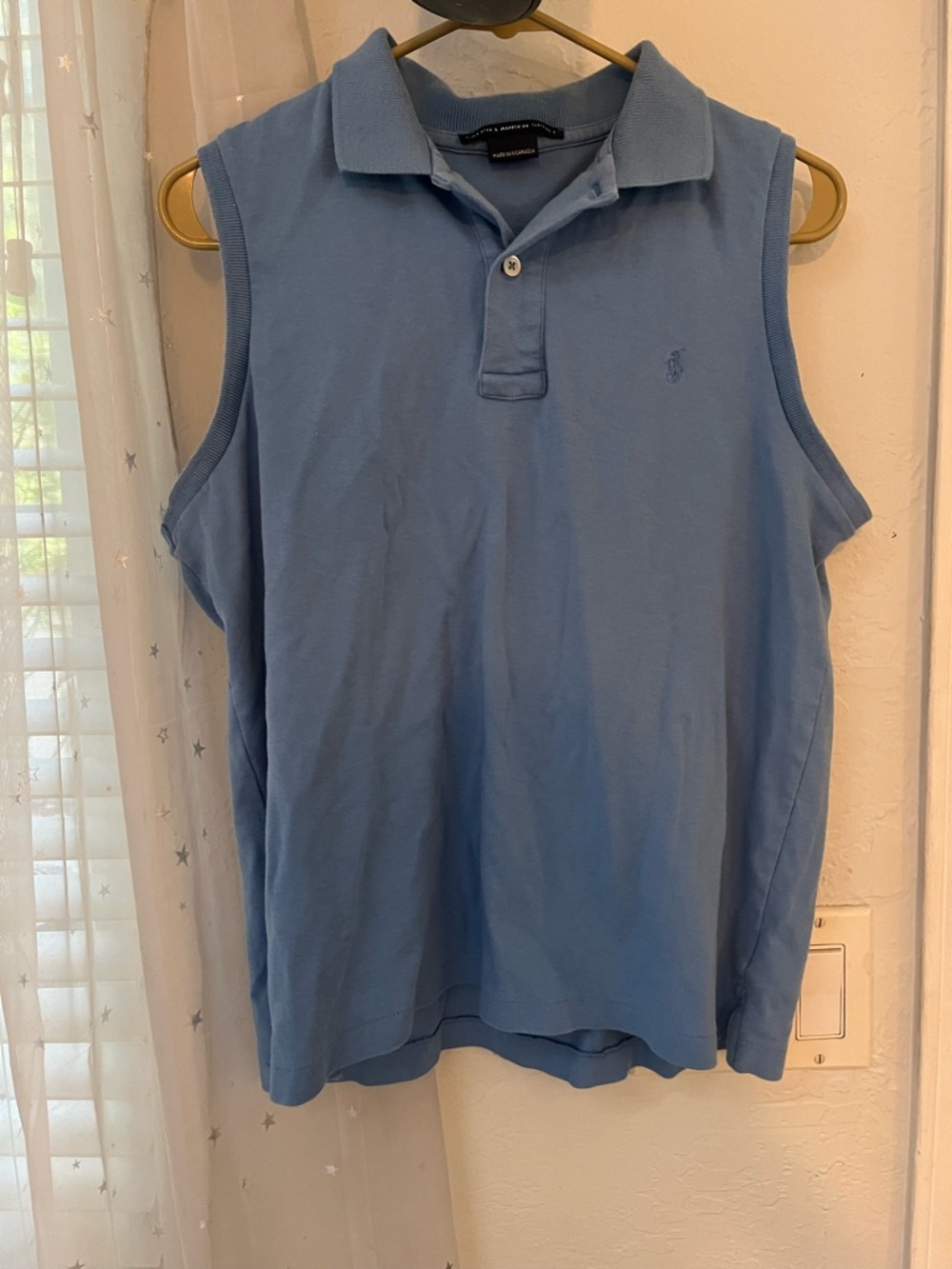Ralph Lauren Sport women’s Sleeveless Polo in Sky Blue